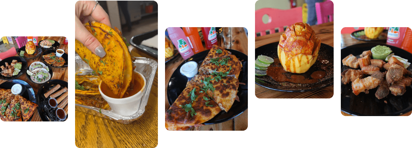 Dora Taqueria dishes